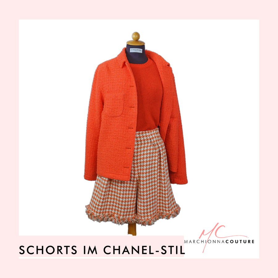 Shorts im Chanel-Stil