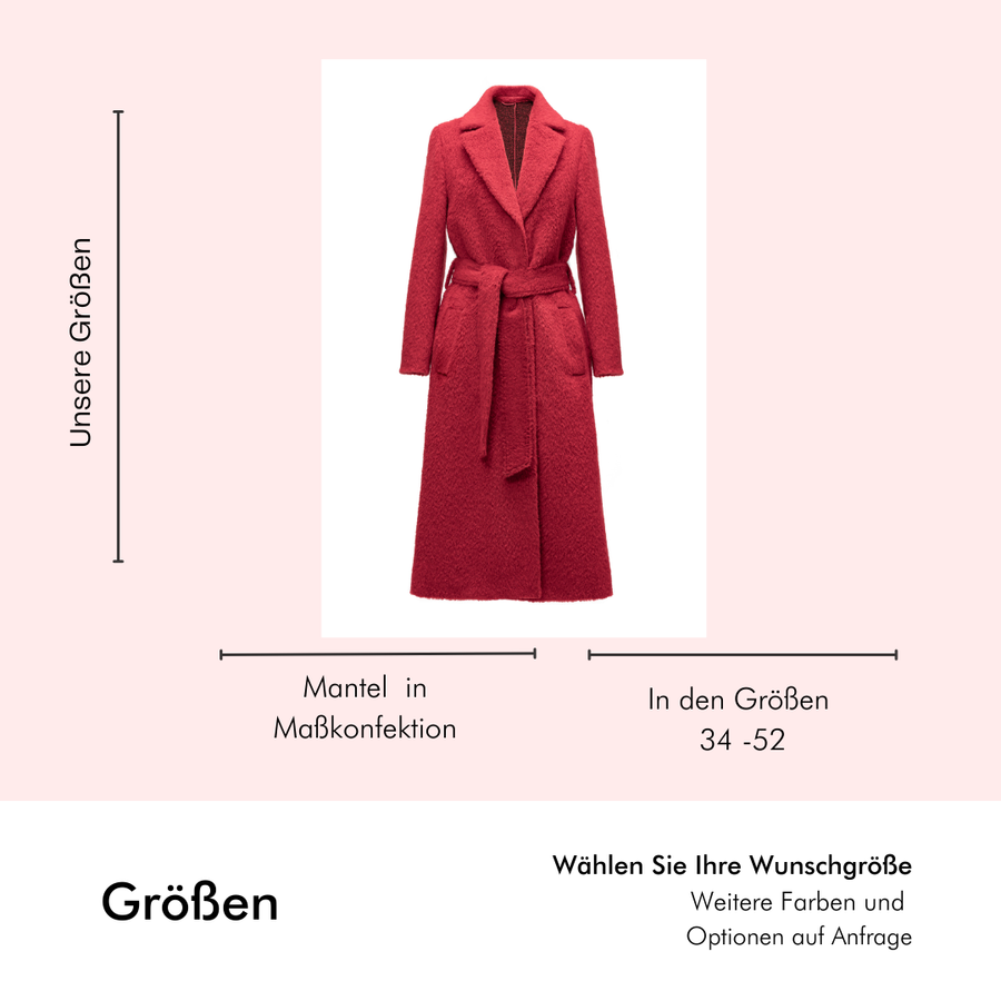 Luxuriöser Damen-Mantel aus Baby Alpaca