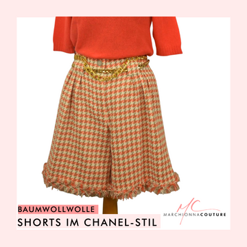Shorts im Chanel-Stil