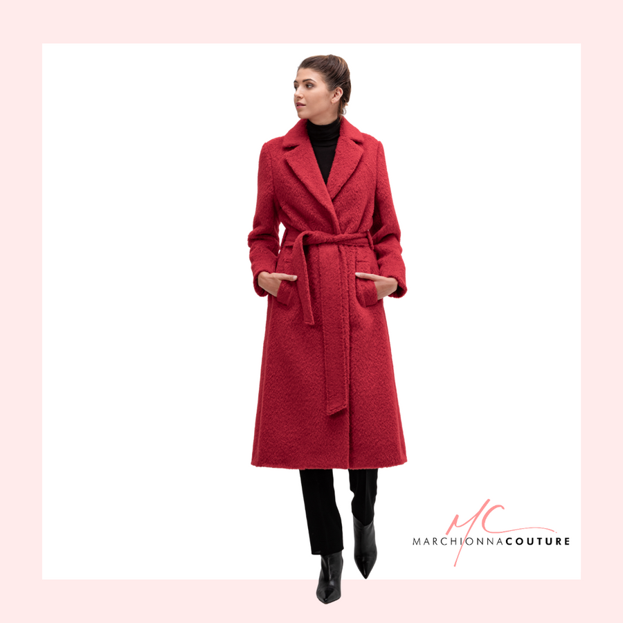 Luxuriöser Damen-Mantel aus Baby Alpaca