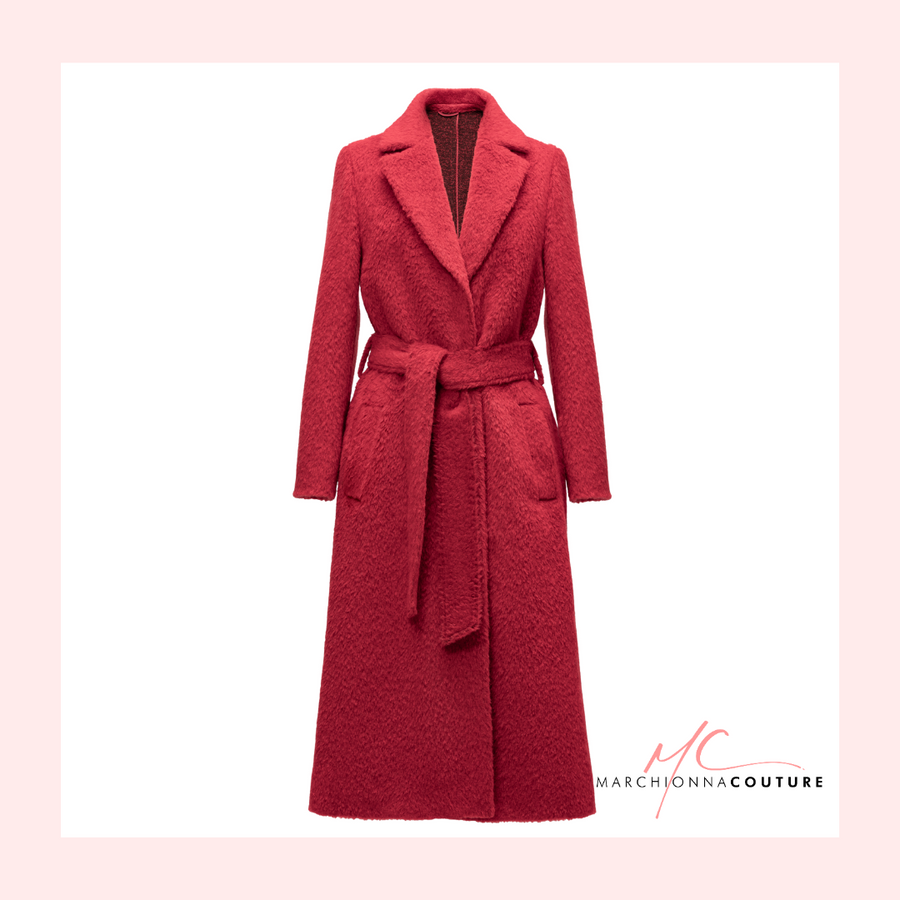 Luxuriöser Damen-Mantel aus Baby Alpaca