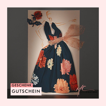 Individuelle Geschenkkarte mit Fashion-Illustration