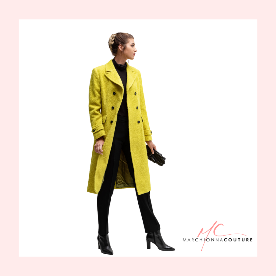 Damen-Mantel -Alberta- in 100 % Wolle