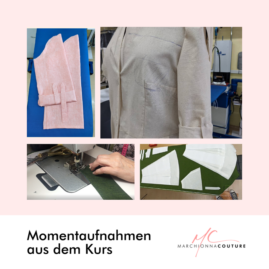 Couture Nähkurs - Hemdblusenkleid mit Gürtel (Online & vor Ort)